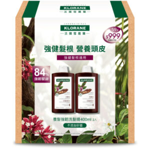 KLORANE蔻蘿蘭 養髮強韌洗髮精400ml 兩入組